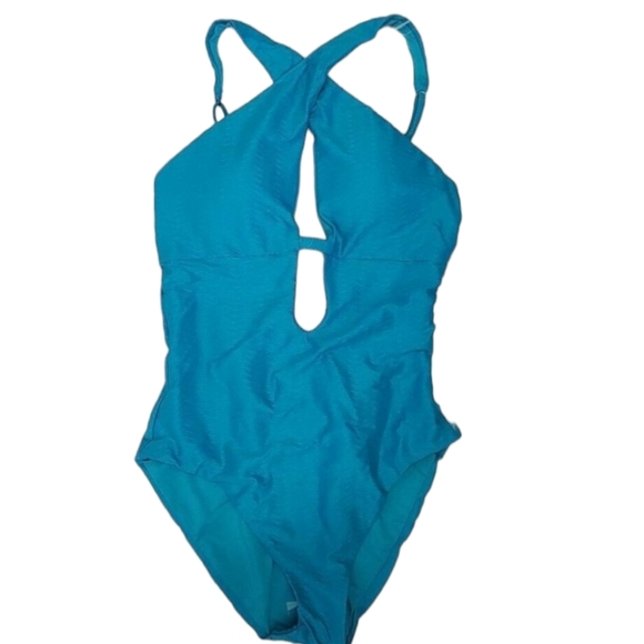 Becca by Rebecca Virtue Tessa High Neck One-piece Swimsuit NEW - Picture 3 of 6